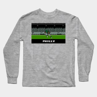 8-Bit Running Back - Philadelphia Long Sleeve T-Shirt